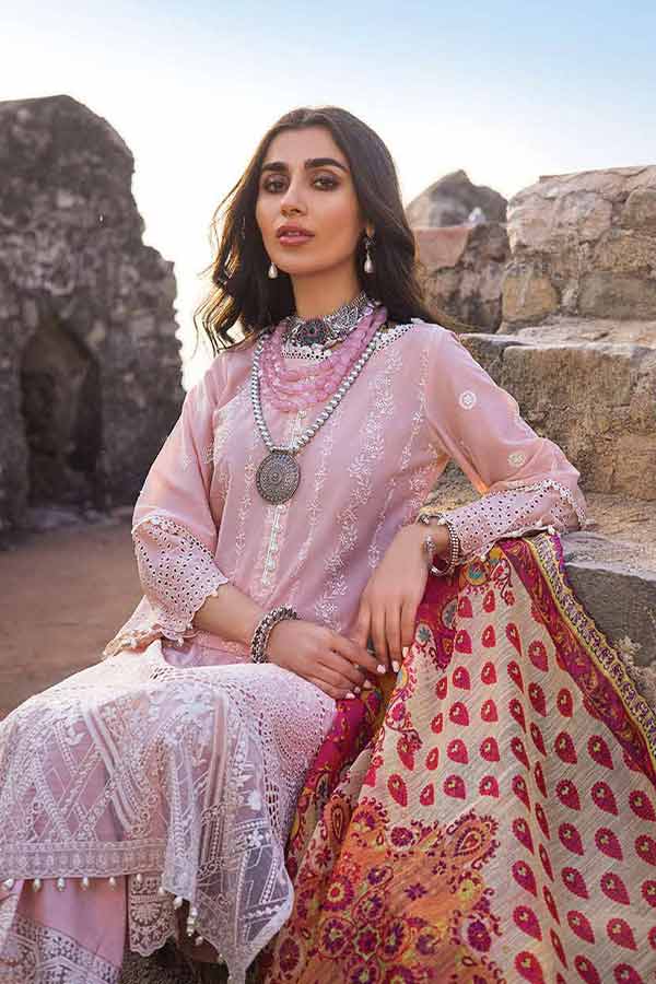 Zainab Chottani Chikankari Lawn`22 D#5B