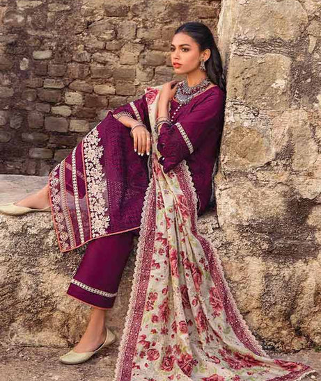 Zainab Chottani Chikankari Lawn`22 D#6A