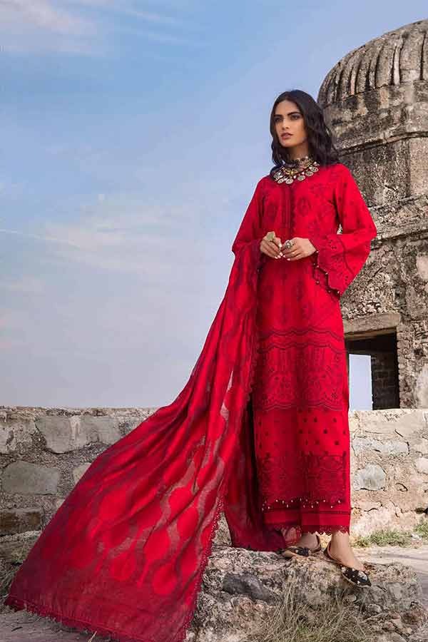 Zainab Chottani Chikankari Lawn`22 D#8A