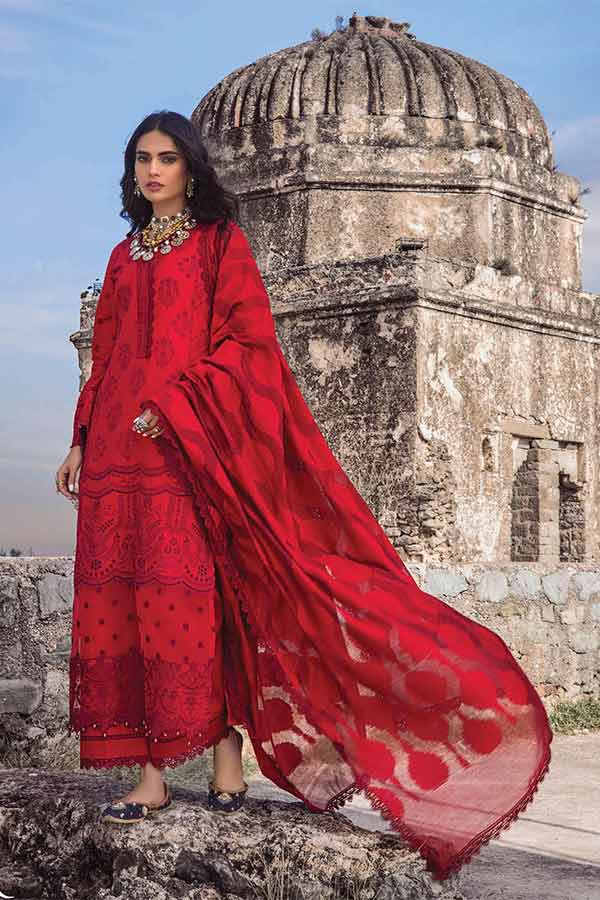 Zainab Chottani Chikankari Lawn`22 D#8A