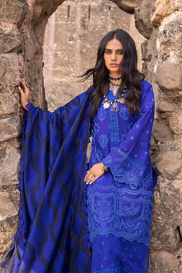 Zainab Chottani Chikankari Lawn`22 D#8B