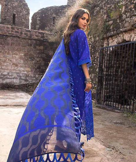 Zainab Chottani Chikankari Lawn`22 D#8B