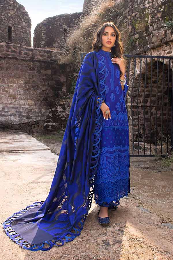 Zainab Chottani Chikankari Lawn`22 D#8B