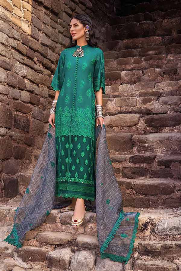 Zainab Chottani Chikankari Lawn`22 D#9A