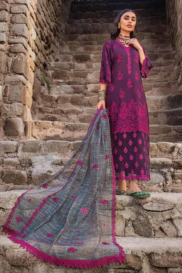 Zainab Chottani Chikankari Lawn`22 D#9B