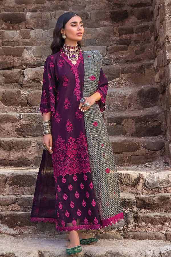 Zainab Chottani Chikankari Lawn`22 D#9B