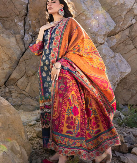 Zainab Chottani Winter Shawls'22 D#01 SANEM