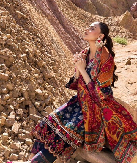 Zainab Chottani Winter Shawls'22 D#01 SANEM