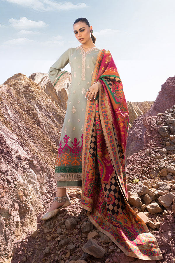 Zainab Chottani Winter Shawls'22 D#07 HAYAT