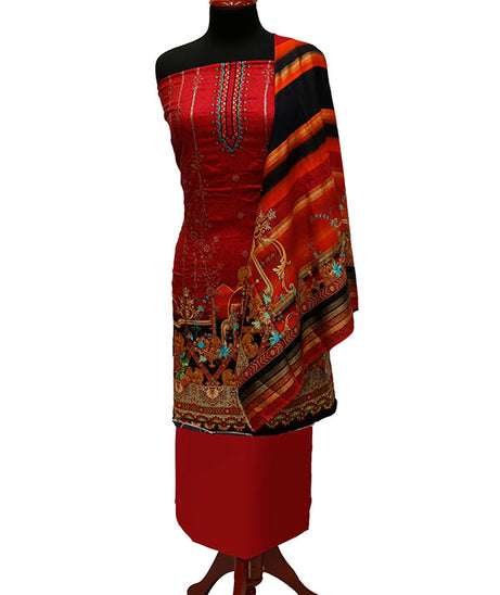 Zunaisha Umar D/Linen`22 Vol#5 Red