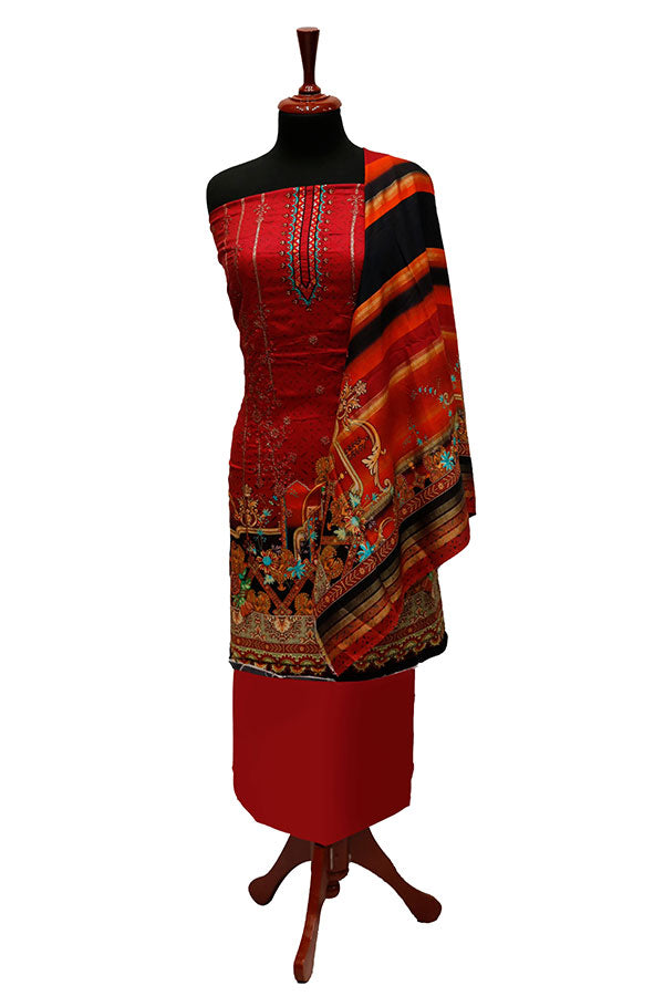 Zunaisha Umar D/Linen`22 Vol#5 Red