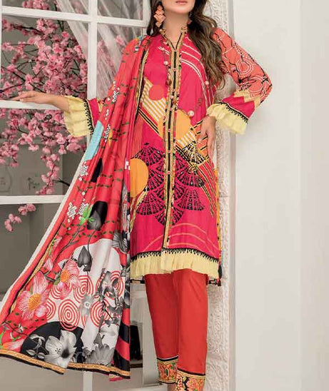 Zara Noor Print Linen`21 D#6021