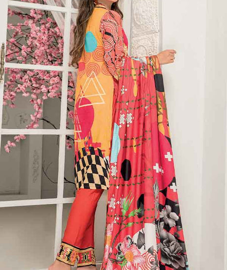 Zara Noor Print Linen`21 D#6021