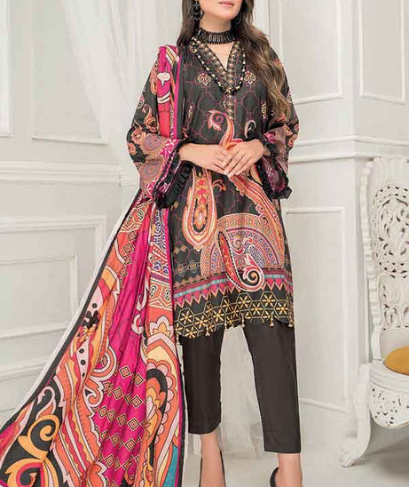 Zara Noor Print Linen`21 D#6023