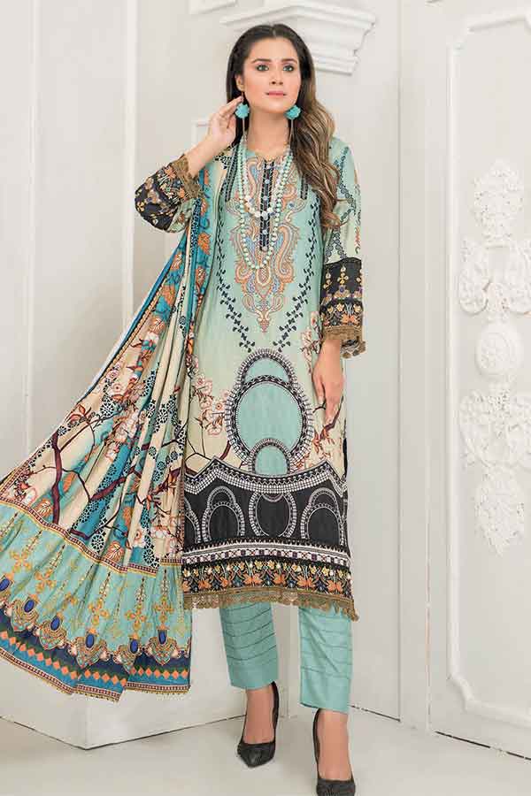 Zara Noor Print Linen`21 D#6024