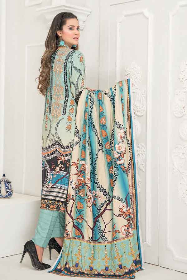 Zara Noor Print Linen`21 D#6024