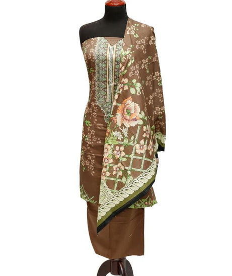 Zara Print Lawn`23 D#144 Brown
