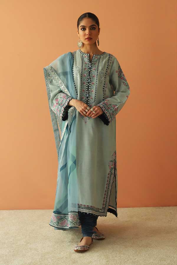 Zara Shahjahan S/S Lawn'23 D#14-B