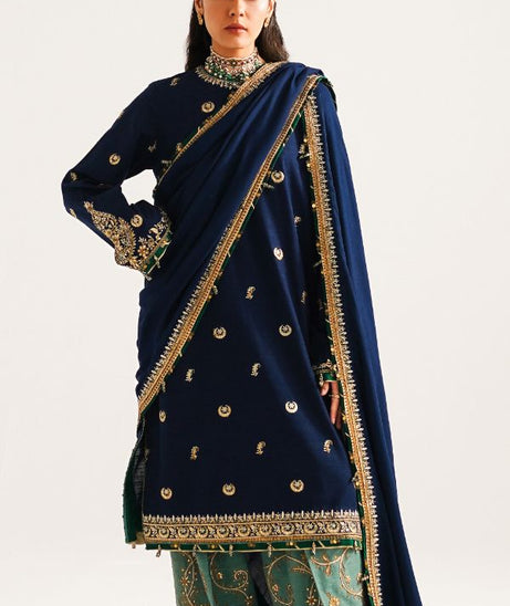 Zara Shahjahan Winter Shawl`23 D#1