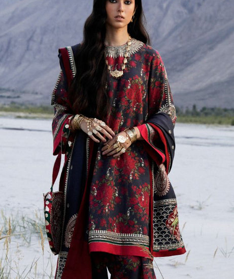 Zara Shahjahan Winter Shawl`23 D#3