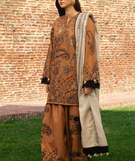 Zara Shahjahan Winter Unstitched'24 D#6 (ROYA)