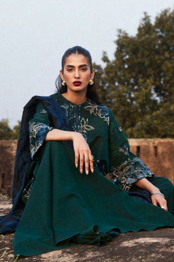 Zara Shahjahan Winter Unstitched'24 D#7 (MINA)