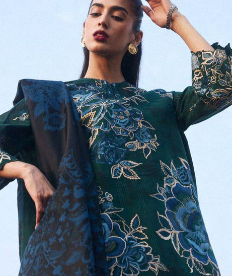 Zara Shahjahan Winter Unstitched'24 D#7 (MINA)