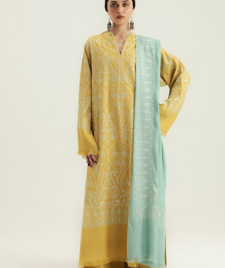 Zara Shahjahan Winter Unstitched`25 D#1