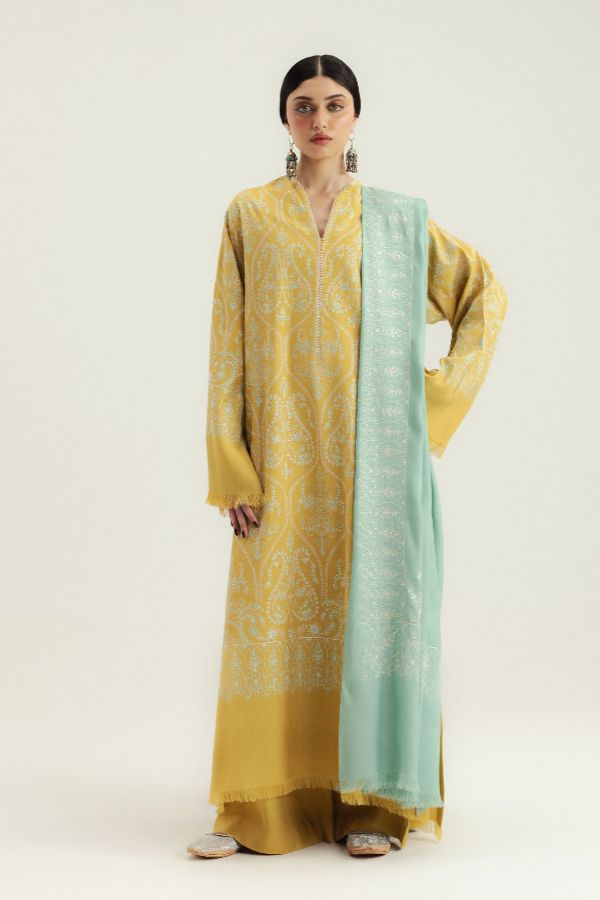 Zara Shahjahan Winter Unstitched`25 D#1