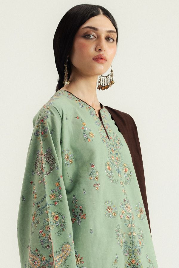 Zara Shahjahan Winter Unstitched`25 D#4