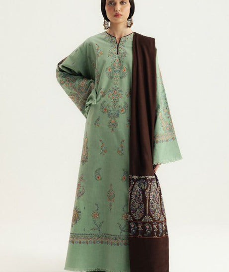 Zara Shahjahan Winter Unstitched`25 D#4
