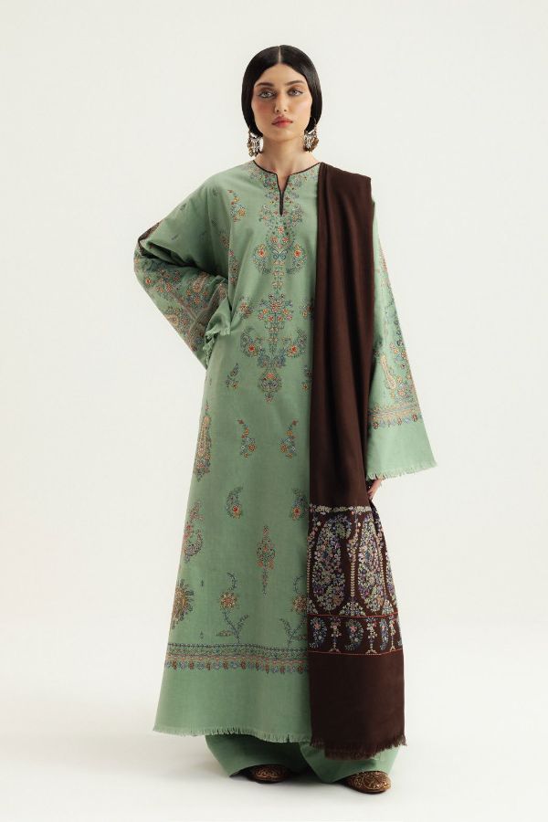Zara Shahjahan Winter Unstitched`25 D#4