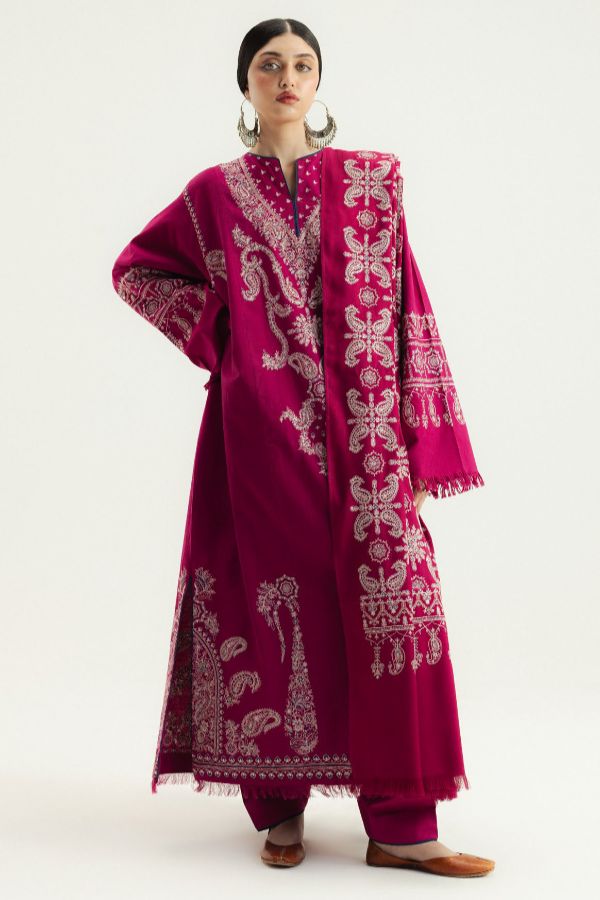 Zara Shahjahan Winter Unstitched`25 D#6