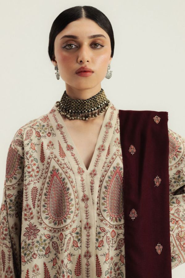 Zara Shahjahan Winter Unstitched`25 D#7