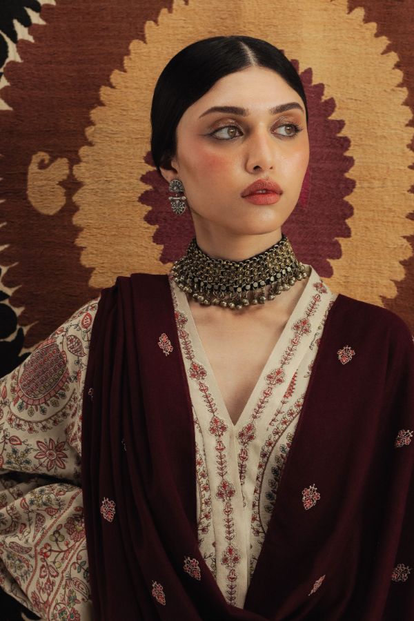 Zara Shahjahan Winter Unstitched`25 D#7