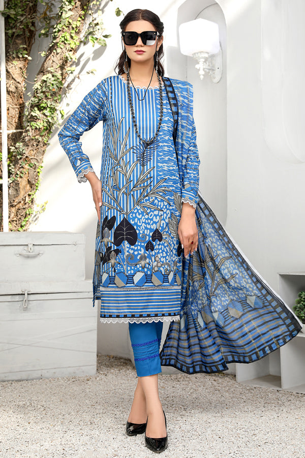 Zareen D/Print Lawn'23 D#7 Vol-3