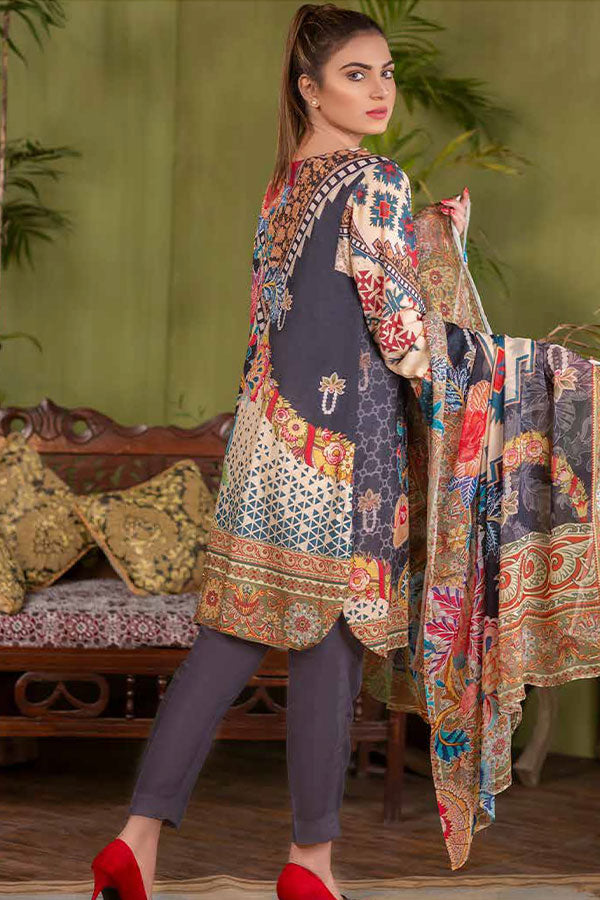 Zebaish Orient Emb Lawn`20 ZO#10