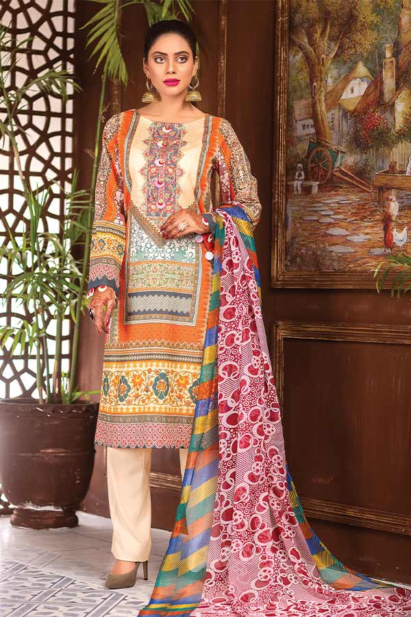 Zebaish Afreen D/Emb Lawn`21 D#10