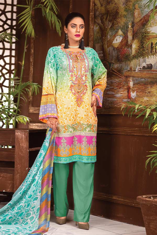 Zebaish Afreen D/Emb Lawn`21 D#08