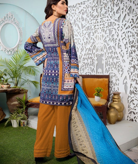 Zebaish Andaaz DP/Emb Lawn`21 D#01