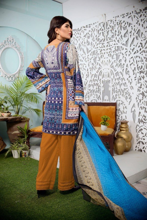Zebaish Andaaz DP/Emb Lawn`21 D#01