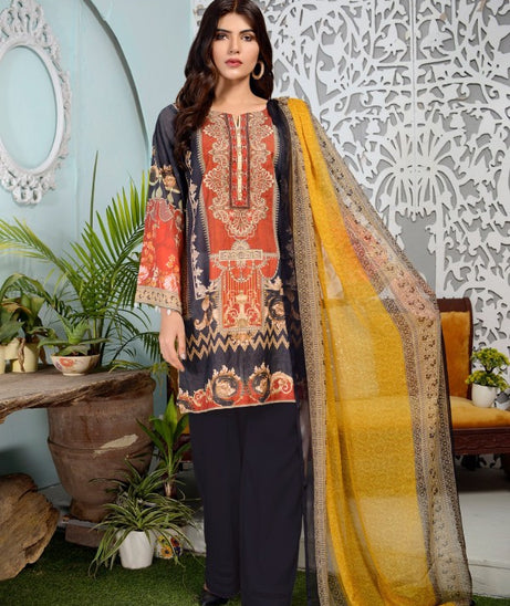 Zebaish Andaaz DP/Emb Lawn`21 D#02