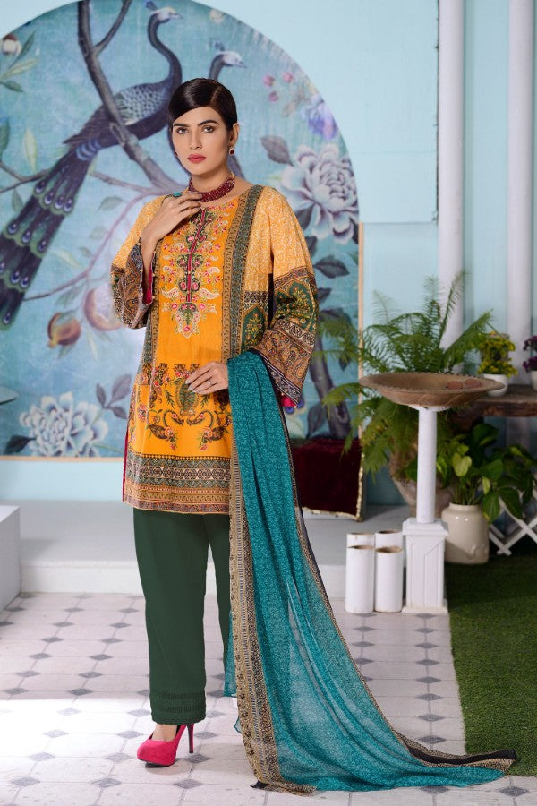 Zebaish Andaaz DP/Emb Lawn`21 D#06