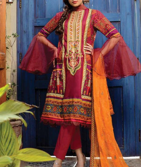 Zebaish Arzo Emb Lawn`21 D#07