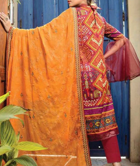 Zebaish Arzo Emb Lawn`21 D#07