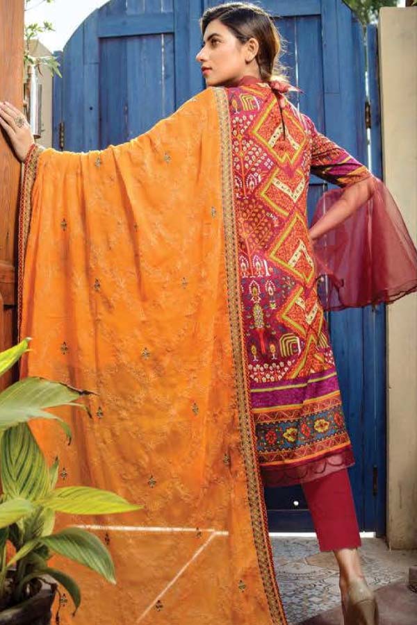 Zebaish Arzo Emb Lawn`21 D#07