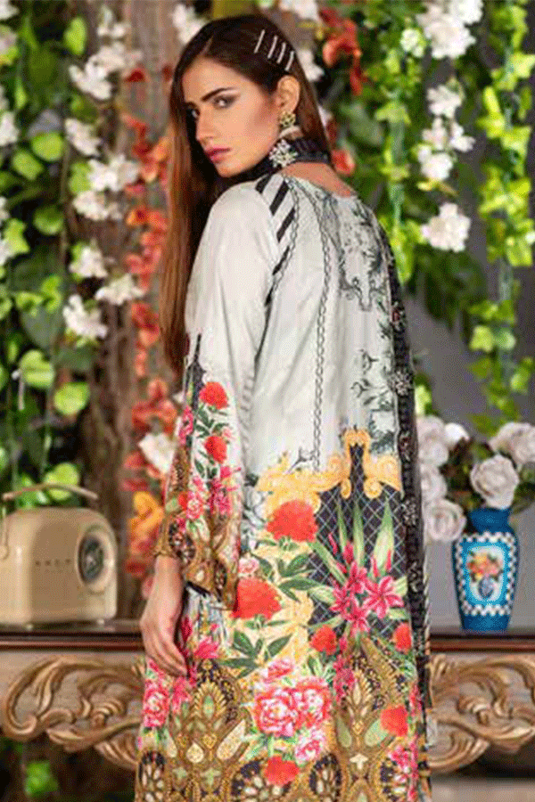 Zebaish Inaya Emb Linen`20 Z#5