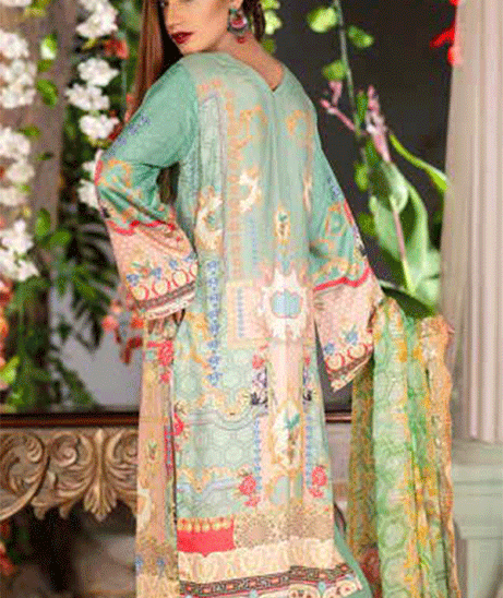 Zebaish Inaya Emb Linen`20 Z#7