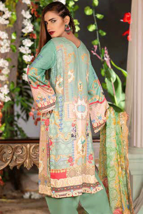 Zebaish Inaya Emb Linen`20 Z#7