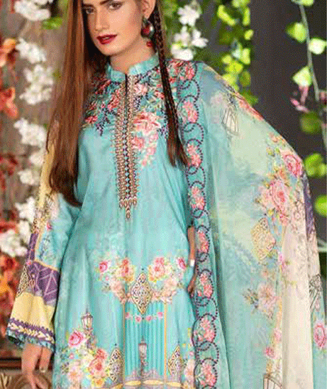 Zebaish Inaya Emb Linen`20 Z#8